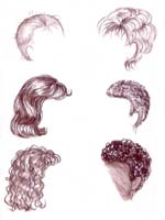 ilustrační obrázek - různé druhy přítlaků a rozmazání rudky